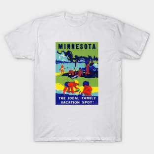 1940 Minnesota, Ideal Vacation Spot T-Shirt